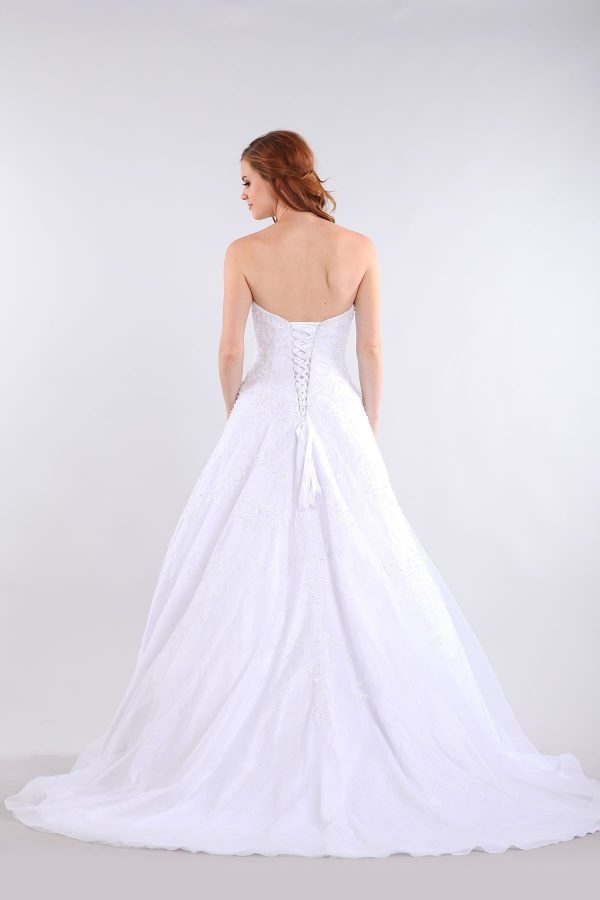 Lace, Sweetheart Bruidsjurk In Een A-lijn Stijl - Afbeelding 2