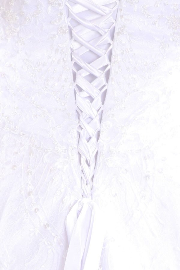 Lace, Sweetheart Bruidsjurk In Een A-lijn Stijl - Afbeelding 6